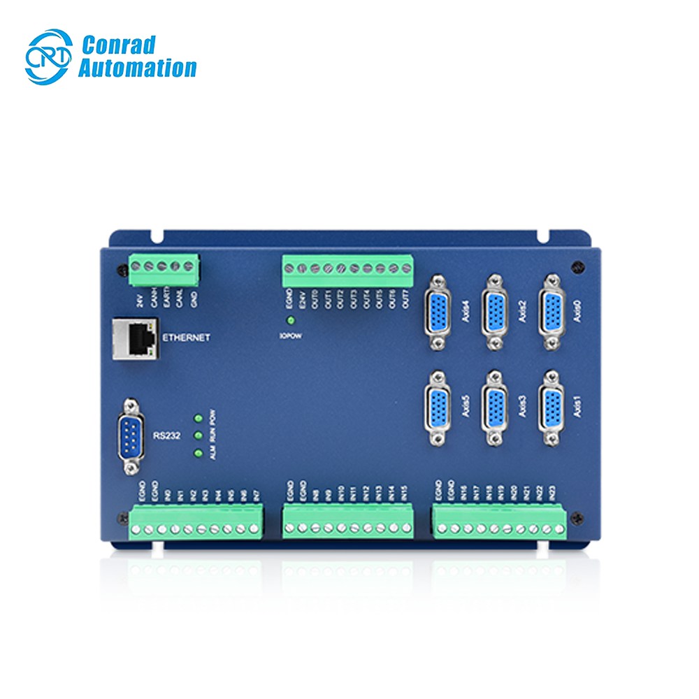 ZMOTION ECI2608 6-Axis Network Motion Control Card Dispensing Teach Pendant Vision Motion Control Data Capture for Automation