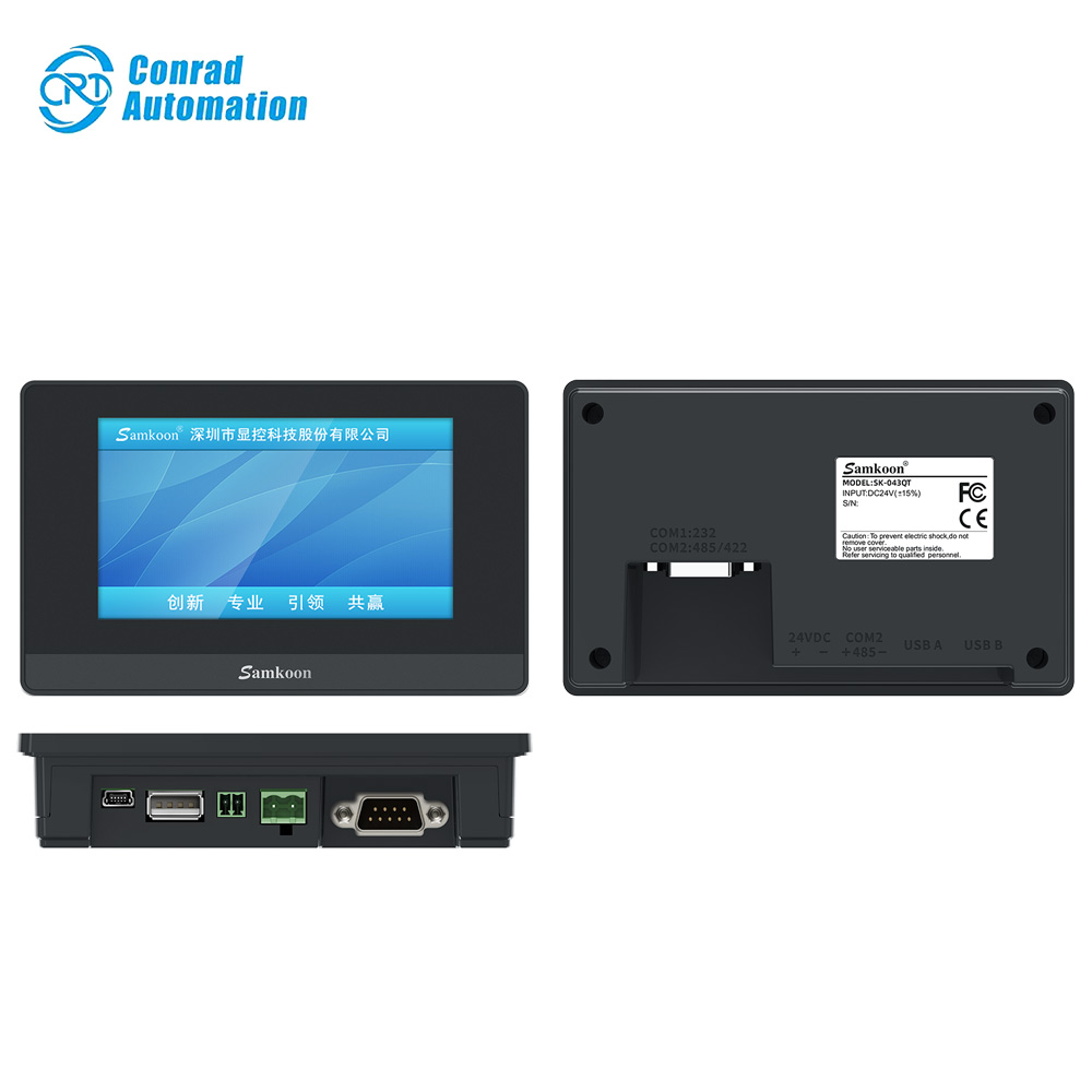 Samkoon HMI High Quality Industrial Samkoon SK-070QT Human Machine Interface HMI 4.3 Inch Touch Screen Display in Stock
